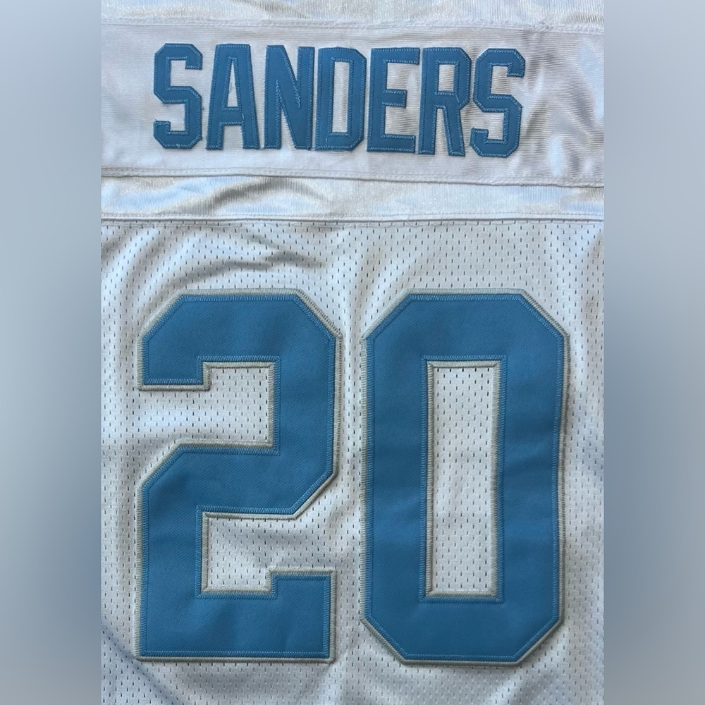 Berry Sanders Detroit Lions Vintage 1994 Mitchell & Ness Football Jersey - Picture 2 of 12